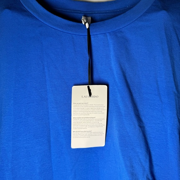 NWT Blue T-Shirt Dress - Picture 3 of 3